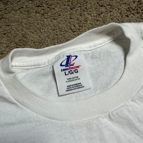 vtg Y2K NEW YORK YANKEES METS SUBWAY WORLD SERIES t-shirt BASEBALL sz L - Picture 4 of 5